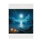 RIKUPANDAのNight sea Stickable Poster