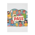 わっしょいの合格PASSED 吸着ポスター