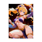 REALIVE(リアライブ)🎁公式の紫の踊り子タレイア 二次元タレイアシリーズNo.2 4-2-250204 Stickable Poster