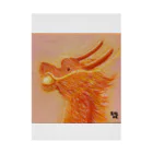 龍のエネルギーの炎龍 Stickable Poster