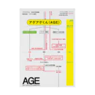 Sawai shingoのAGE時系列図 吸着ポスター