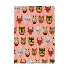 Tania NobukovskiのMEXICAN MASKS Stickable Poster