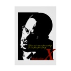 JOKERS FACTORYのMALCOLM X Stickable Poster