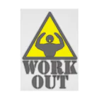 AURA_HYSTERICAのWorkout Stickable Poster