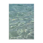 はれうさぎの沖縄座間味の海【波A-1】水面（みなも）｜ZAMAMIの文字なし Stickable Poster