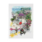 吉沢深雪の猫とペンギンと旅気分 Stickable Poster