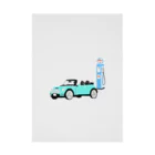 AVOCADOの車50s' Stickable Poster