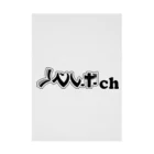 ノベルボch公式グッズサイトのノベルボch【黒】／kashitamiデザイン Stickable Poster