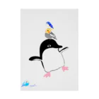 LittleLoroのアデリーペンギンの浮かれ具合 吸着ポスター