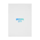 JIMOTOE Wear Local Japanの広島市 HIROSHIMA CITY Stickable Poster