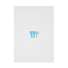 JIMOTO Wear Local Japanの仙台市 SENDAI CITY Stickable Poster