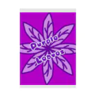 HAKOCHINのPurple Leaves Stickable Poster