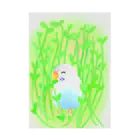 Lily bird（リリーバード）の豆苗まみれのセキセイちゃん Stickable Poster