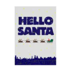 NICE ONEのHELLO SANTA Stickable Poster