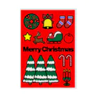 NICE ONEのMerry Christmas Stickable Poster