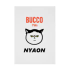 JYACOのBUCCO NYAON Stickable Poster