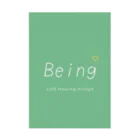 LIFE Healing Village BeingのBeing Stickable Poster