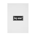 DRIPPEDのhey now!-ヘイナウ!-BOXロゴ Stickable Poster