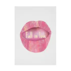 ぽんぽこあんぽんたんのLips💋 foll in love Stickable Poster