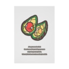 Kazuki Shibataのアボカド赤ちゃん Avocado Baby Stickable Poster