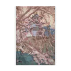 世界の絵画アートグッズの吉田 博 《櫻八題 弘前城》 Stickable Poster
