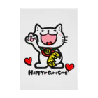 ❤Loveちゃんshop❤の/ HAPPYにゃんこ Stickable Poster