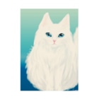 WataMayuroom☆の白猫さんさわやかさん Stickable Poster