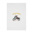 ラックパンクスのバイク乗りのパンダ Stickable Poster