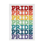UNIQUE BOUTIQUEのRainbow Pride 吸着ポスター