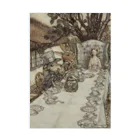 世界の絵画アートグッズのアーサー・ラッカム《不思議の国のアリス》 吸着ポスター