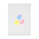 I&IのPastel color dots 3 Stickable Poster