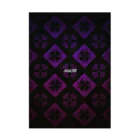 【ホラー専門店】ジルショップのグラデーション(紫×ピンク)模様 吸着ポスター