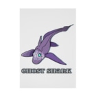LalaHangeulのGhost Shark Stickable Poster