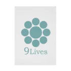 9Lives official goods shopの9lives 九曜シリーズ Stickable Poster