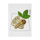 脂身通信Ｚの秋田県産の松茸（スライス） 吸着ポスター