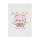 Anela’Eheuの天使のうさぎハピバニちゃん Stickable Poster