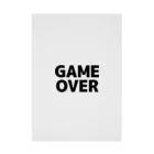 TOKYO LOGOSHOP 東京ロゴショップのGAMEOVER-ゲームオーバー- Stickable Poster