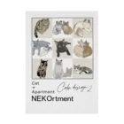 NEKO rtmentの第二回カラデザ/9CATS Stickable Poster