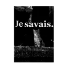  Je Savais のJe Savais Chat. 吸着ポスター