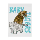 LalaHangeulのBABY TIGERS Stickable Poster