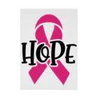 Fred HorstmanのBreast Cancer HOPE  乳がんの希望 Stickable Poster