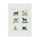 J. Jeffery Print Galleryの1802年ドイツの犬たち Stickable Poster