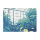 植田たてりの植物園 Stickable Poster :horizontal position