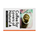 Falò coffee - Official Goods ShopのCoffee for Lovers of Nature!-orange line- Stickable Poster :horizontal position