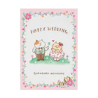 ごろごろにゃんすけのHappy Wedding(ピンク) Stickable Poster