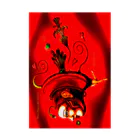 kouji-komatsuの宇宙にいる花の妖精 Stickable Poster