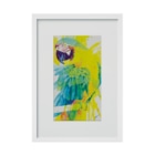 Akiss art ONLINE SHOPのひとり気高い青い鳥 Stickable Poster