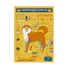 なかも〜のおみせの柴犬のすべて Stickable Poster