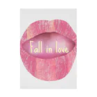 ぽんぽこあんぽんたんのLips💋 foll in love Stickable Poster