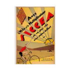 YS VINTAGE WORKSのフランス・ポー アールデコ　レトロ自転車 吸着ポスター
